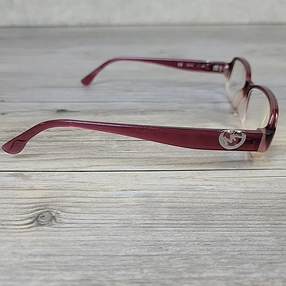 Michael Kors‎ MK231 658 Eyeglasses Frame Women Red Rectangular Plastic 52-16-135